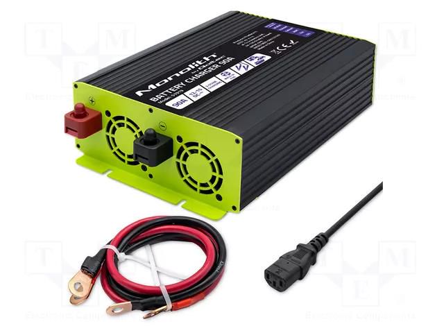 Charger: for rechargeable batteries; 90A; 12÷15VDC; 88% QOLTEC QOLTEC-51919