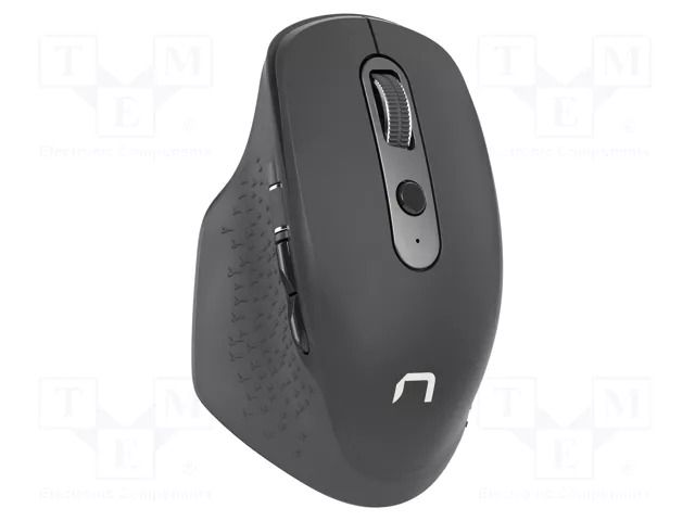 Mouse; black; USB A; wireless,optical; No.of butt: 6; 10m NATEC NMY-1610