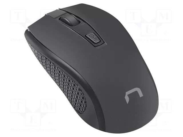 Mouse; black; USB A; wireless,optical; No.of butt: 4; 10m NATEC NMY-1799