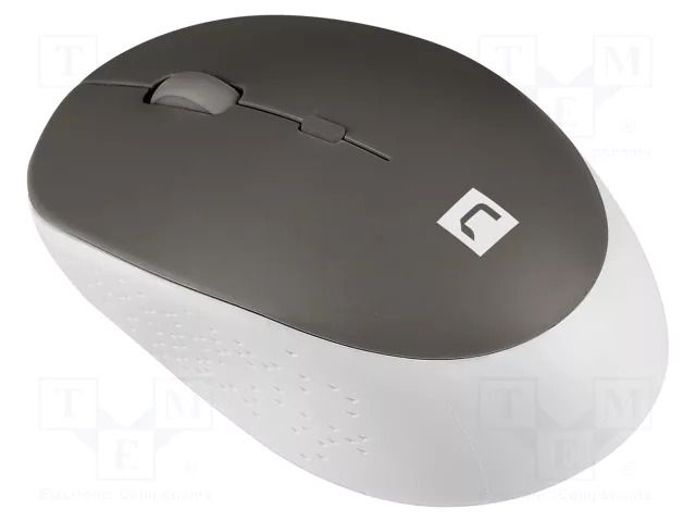 Mouse; white,grey; wireless,optical; No.of butt: 4; 10m NATEC NMY-1961