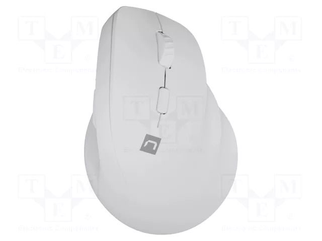 Mouse; white; USB A; wireless,optical; No.of butt: 6; 10m NATEC NMY-2257