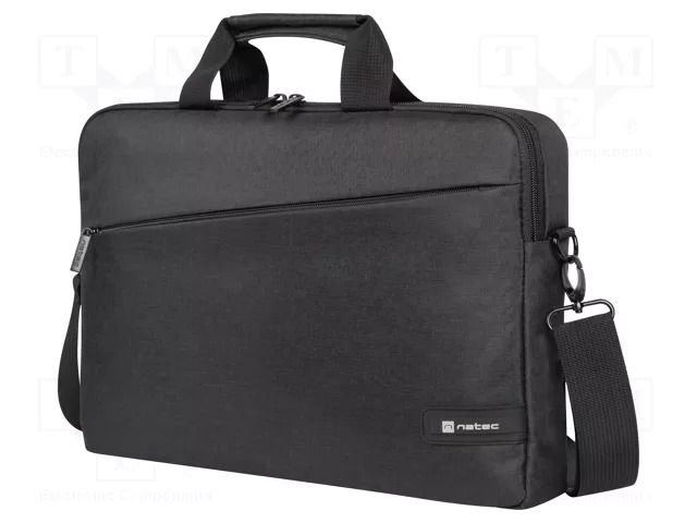 Laptop bag; black; poliester 300D; Usable dim: 380x40x260mm NATEC NTO-2056