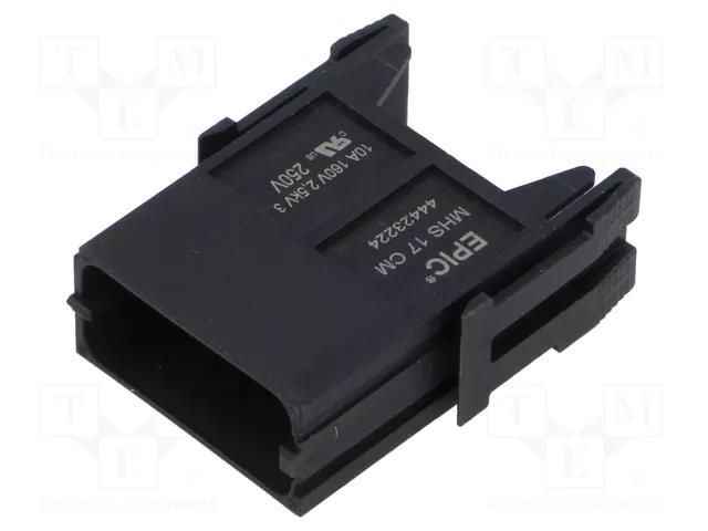 Connector: HDC; module; male; EPIC® MH; PIN: 17; 10A; 170V; crimped LAPP 44423224