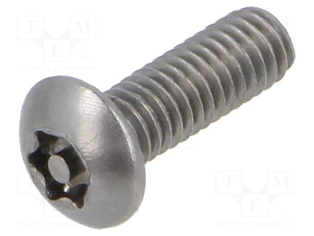 Screw; M6x16; 1; Head: button; Torx®; TX30; A2 stainless steel BOSSARD B6X16/BN33021