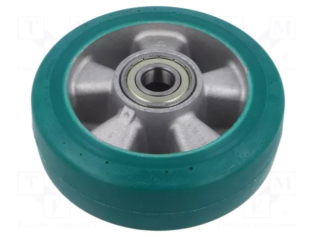 Transport wheel; Ø: 160mm; W: 50mm; hub with ball bearings; 560kg ELESA+GANTER RE.F2-160-RSL