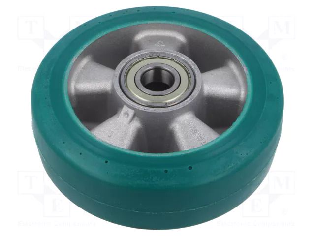 Transport wheel; Ø: 160mm; W: 50mm; hub with ball bearings; 560kg ELESA+GANTER RE.F2-160-RSL