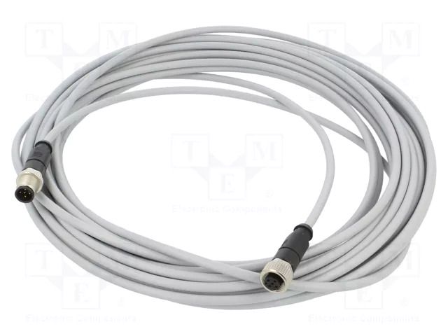 Cable: for sensors/automation; PIN: 5; plug; PVC; 12m HARTING C21320000000026