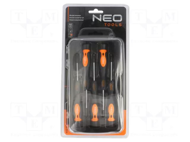 Kit: screwdrivers; Phillips,slot; Features: ergonomic handle NEO TOOLS NEO-04-224