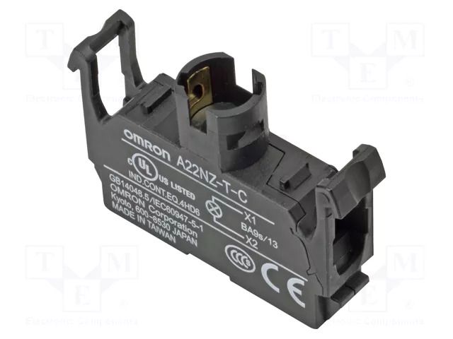 Lamp socket; A22; 12VAC; screw terminals; 12VDC OMRON A22NZ-T-B