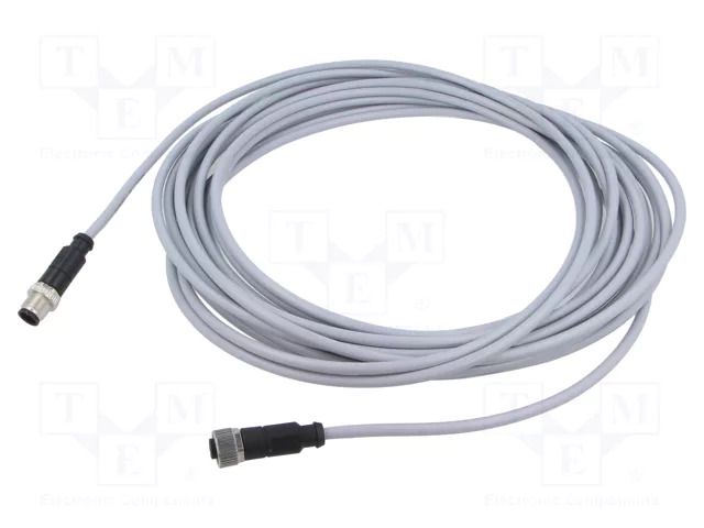 Cable: for sensors/automation; PIN: 5; plug; PVC; 10m HARTING C21320000000012