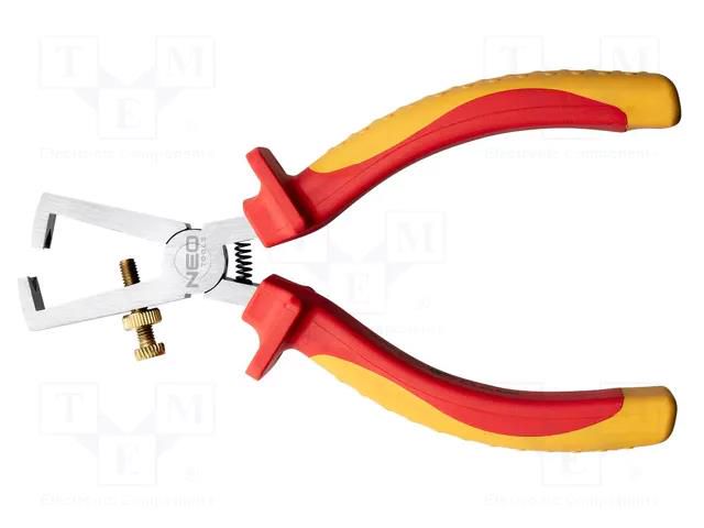 Stripping tool; Øcable: 0.5÷5mm; Wire: round; 160mm; 1kVAC NEO TOOLS NEO-01-245