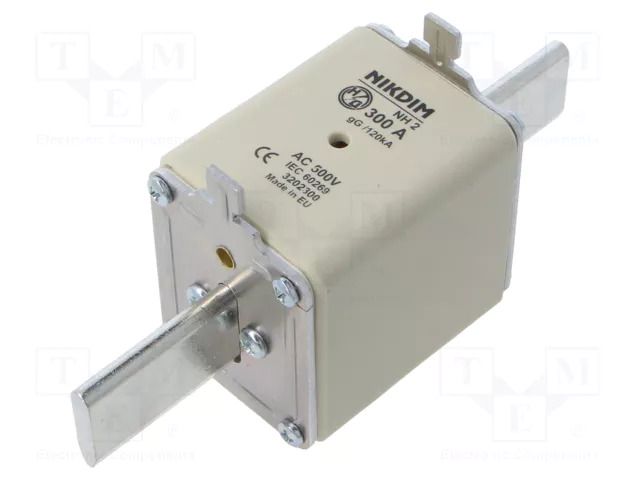 Fuse: fuse; 300A; 500VAC; gG; industrial; NH2 NIKDIM LTD 3202300