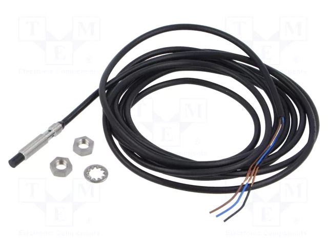 Sensor: inductive; OUT: PNP / NO; 0÷3mm; 10÷30VDC; M5; 2m; IP67; E2E OMRON E2ES05N03WCB12M