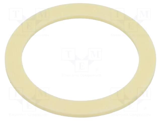 Bearing: thrust washer; Øout: 39mm; Øint: 30mm; iglidur® J; yellow IGUS JTM-3039-015