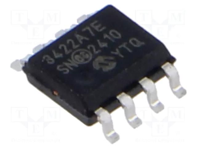 IC: A/D converter; Ch: 2; 18bit; 240sps; 2.7÷5.5V; SOIC8; tube MICROCHIP TECHNOLOGY MCP3422A7-E/SN