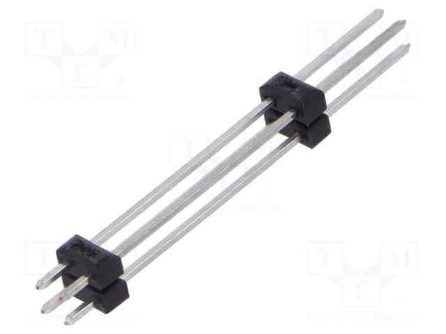 Connector: pin strips; pin header; male; PIN: 4; 3A; 250V; THT; 2x2 FISCHER ELEKTRONIK SL14.265.4.Z
