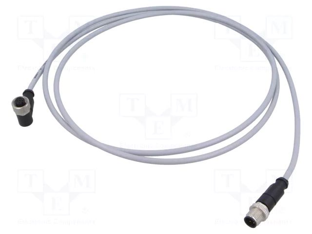 Cable: for sensors/automation; M12; PIN: 4; unshielded; plug; PVC HARTING C21320000000079