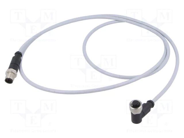Cable: for sensors/automation; M12; PIN: 4; unshielded; plug; PVC HARTING C21320000000088