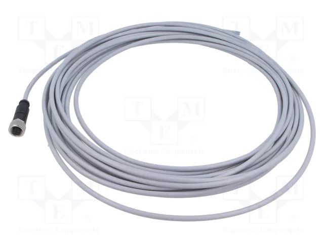 Connector: M12; plug; female; PIN: 3; straight; cables; 10m HARTING C21320000000093