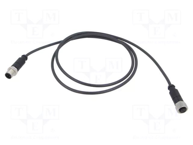 Cable: for sensors/automation; PIN: 4; plug; PUR; 1.2m HARTING C21320000000096