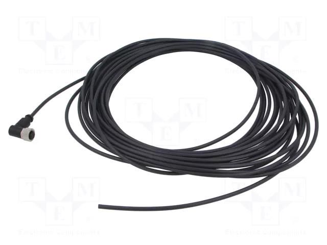 Connector: M12; plug; female; PIN: 4; angled; cables; 15m HARTING C21320000000105