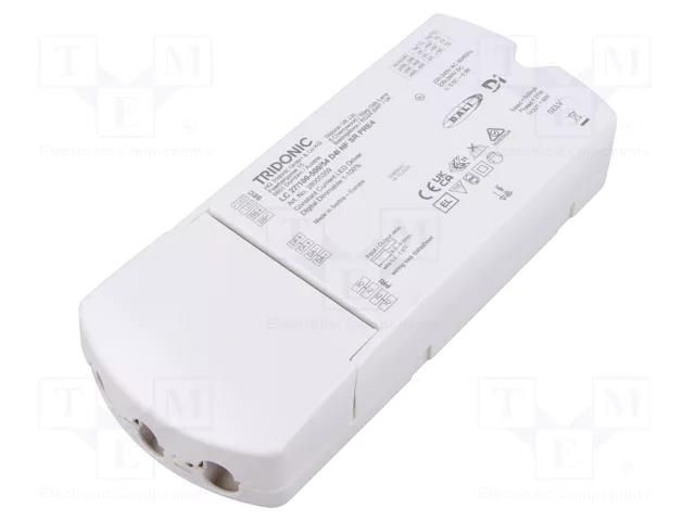 Power supply: switching; LED; 27W; 15÷54VDC; 100÷500mA; 198÷264VAC TRIDONIC 28005359