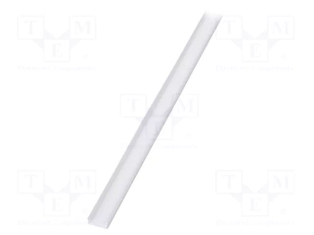 Cover for LED profiles; white; 1m; Kind of shutter: C3; push-in TOPMET TOP-F1000138