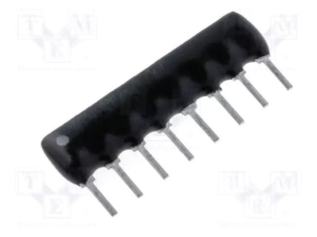 Resistor network: X; ±2%; 10kΩ; No.of resistors: 7; -55÷125°C; THT ROYALOHM DR10K-7/8