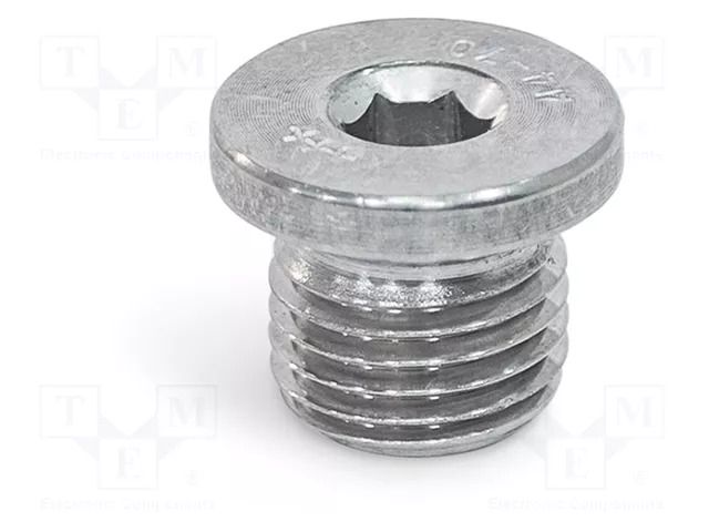 Hexagon head screw plug; without seal; Thread: M10; DIN 908 ELESA+GANTER DIN908-A4M10X1-A