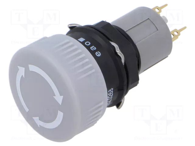 Switch: push-button; 16mm; Stabl.pos: 2; NC x2; grey; none; IP65; 51 EAO 51-252.0268