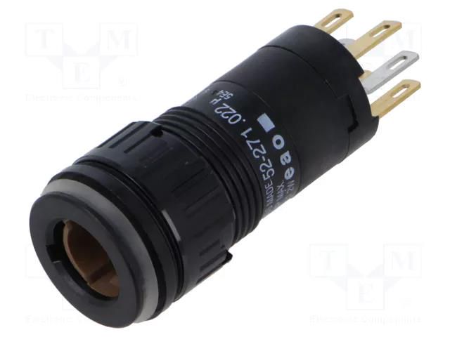 Switch: body; 16mm; Stabl.pos: 2; NC + NO; 51; Pos: 2; Ø16.2mm EAO 52-271.022