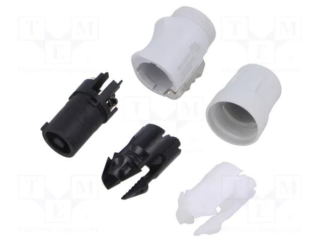 Connector: circular; plug; female; PIN: 3; for cable; 20A; 250VAC NEUTRIK NTR-NAC3FCB-1-D