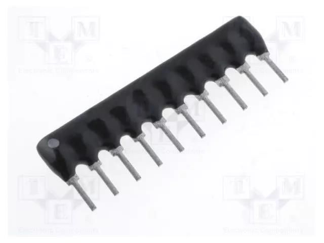 Resistor network: Y; THT; 1kΩ; ±2%; 0.2W; No.of resistors: 5; 100V ROYALOHM DR1K-5/10