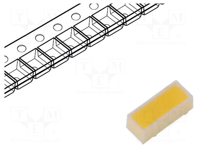 LED; white; SMD; 2200mcd; 20mA ROHM SEMICONDUCTOR CSL0416WBCW1