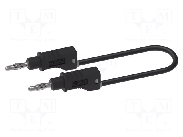 Test lead; 70VDC; 33VAC; banana plug 4mm,both sides; Len: 1m CAL TEST CT2131-100-0