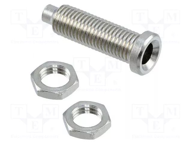 Connector: 4mm banana; socket; Cutout: Ø2mm; non-insulated; 36A CAL TEST CT2220