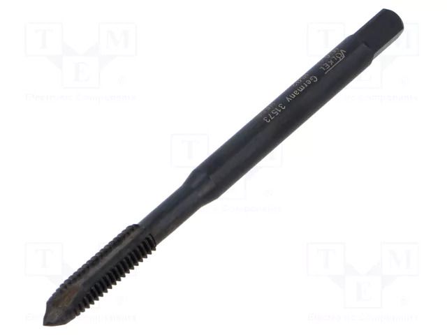 Tap; high speed steel cobalt HSS-E; M6; 1; 80mm; 4,9mm; ISO2/6H VÖLKEL VOLKEL-31573