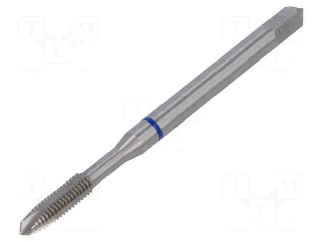 Tap; high speed steel cobalt HSS-E; M4; 0.7; 63mm; 3,4mm; ISO2/6H VÖLKEL VOLKEL-35430