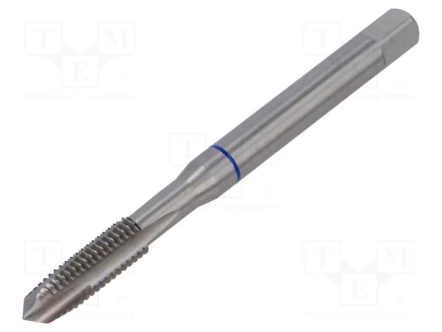 Tap; high speed steel cobalt HSS-E; M8; 1.25; 90mm; 6,2mm; ISO2/6H VÖLKEL VOLKEL-35442