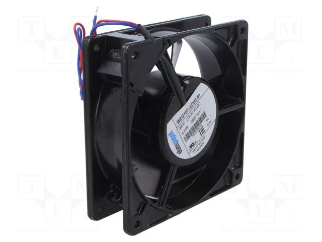 Fan: DC; axial; 24VDC; 119x119x38mm; ball; 2800rpm; IP22 EBM-PAPST W2G107-AD03-01
