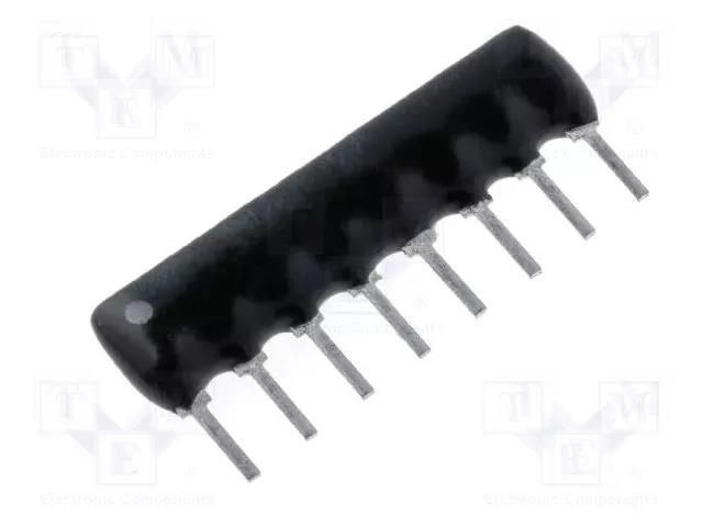 Resistor network: X; THT; 3.3kΩ; ±2%; 0.125W; No.of resistors: 7 ROYALOHM DR3.3K-7/8