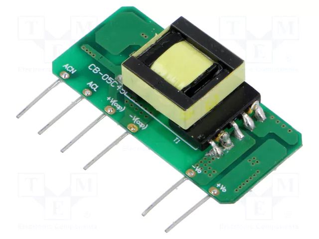 Converter: AC/DC; 5W; 85÷264VAC; Usup: 100÷400VDC; Uout: 5VDC; OUT: 1 AIMTEC AMEOF5-5SEZ