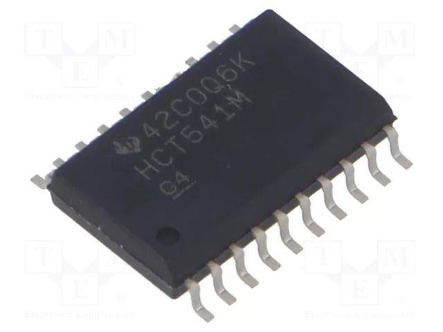 IC: digital; buffer,non-inverting,line driver; Ch: 8; SMD; SO20 TEXAS INSTRUMENTS CD74HCT541M96