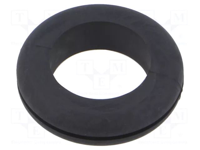 Grommet; Ømount.hole: 25.2mm; Øhole: 18.5mm; black; -40÷135°C ESSENTRA ESS-10089811
