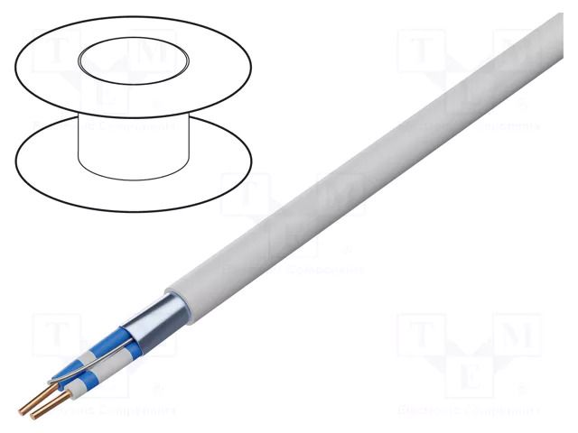 Wire; 1x2x22AWG; LonWorks; wire; Cu; FRNC; white; 500m; Øcable: 4.6mm BELDEN 7703NH.00500