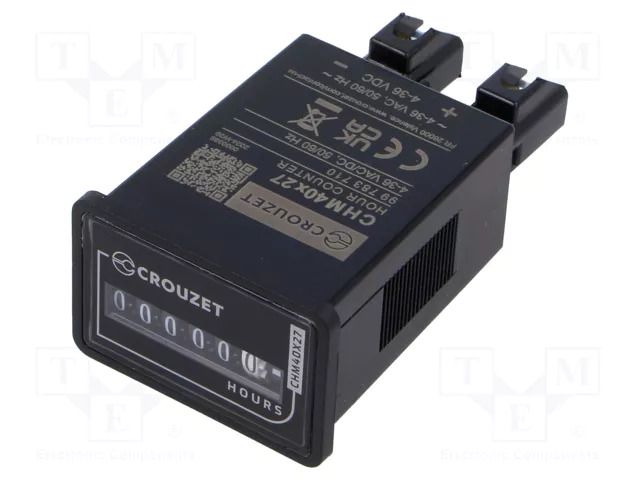 Counter: electromechanical; working time; mechanical indicator CROUZET CROUZET-99783710