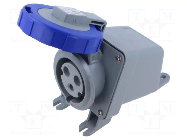 Connector: AC supply 3-phase; socket; female; PIN: 3; 30A; 250V AMPHENOL 2CMA167172R1000