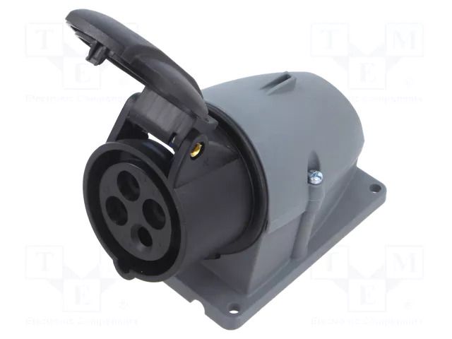 Connector: AC supply 3-phase; socket; female; PIN: 4; IP&S; IP44 AMPHENOL 2CMA193105R1000
