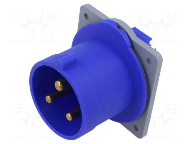Connector: AC supply 3-phase; socket; male; IP&S; 32A; 250V; PIN: 3 AMPHENOL 2CMA193434R1000