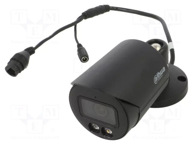 Camera: CCTV IP; Kind of camera: compact; 8Mpx; Angle: 111°; black DAHUA 6923172578648